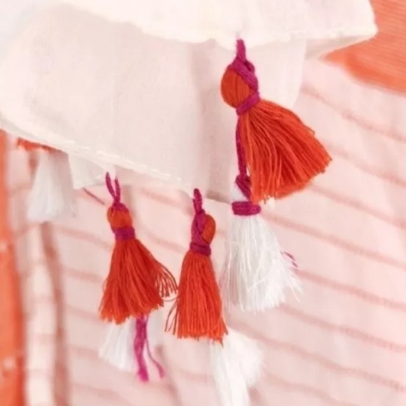 Mer Sea 100% Cotton Tassel Wrap Shawl with Carry Bag Beach Boho Travel Hippie - Picture 8 of 9